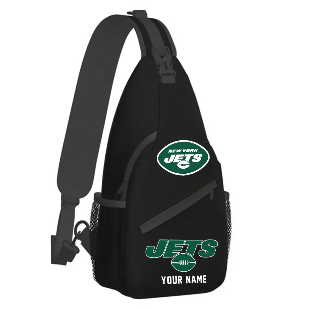 LIMITED EDITION - NEW CUSTOMIZED NFL25 NYJ NEW YORK JETS SLING BAG