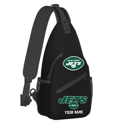 LIMITED EDITION - NEW CUSTOMIZED NFL25 NYJ NEW YORK JETS SLING BAG