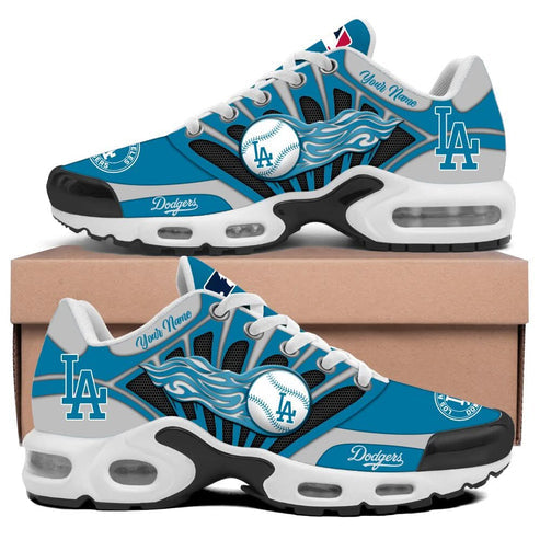LIMITED EDITION - NEW CUSTOMIZED MLB02 LAD LOS ANGELES DODGERS UNISEX AIR MAX PLUS SNEAKERS