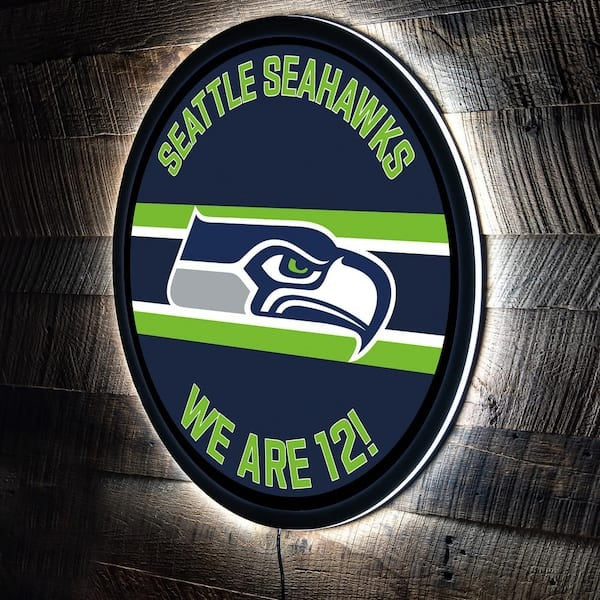 LIMITED EDITION - NEW PREMIUM NFL06 SSH SEATTLE SEAHAWKS LED LIGHT WALL DECOR