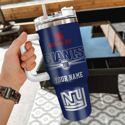 LIMITED EDITION - NEW CUSTOMIZED NFL32 NYG NEW YORK GIANTS 40 OZ TUMBLER