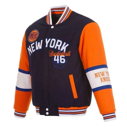 New York Knicks Baseball Jacket