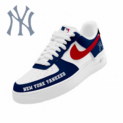 LIMITED EDITION - NEW CUSTOMIZED MLB01 NYY NEW YORK YANKEES AF1 SNEAKERS