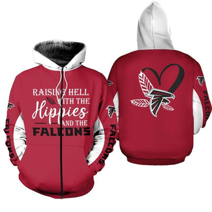 LIMITED EDITION - NEW CUSTOMIZED NFL18 ATF ATLANTA FALCONS  HOODIE, ZIP HOODIE, SWEATSHIRT