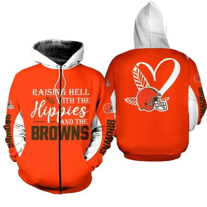 LIMITED EDITION - NEW CUSTOMIZED NFL29 CLB CLEVELAND BROWNS  HOODIE, ZIP HOODIE, SWEATSHIRT