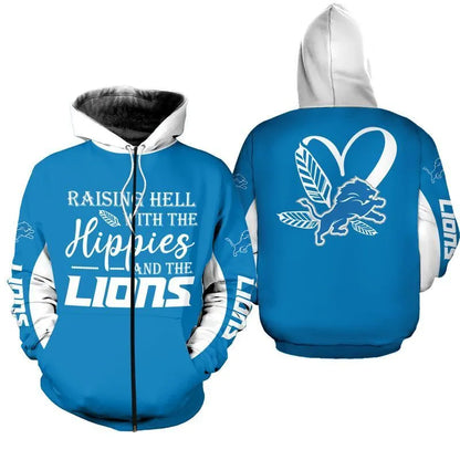 LIMITED EDITION - NEW CUSTOMIZED NFL04 DTL DETROIT LIONS  HOODIE, ZIP HOODIE, SWEATSHIRT