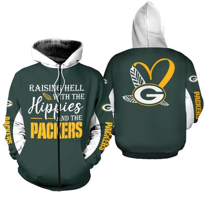 LIMITED EDITION - NEW CUSTOMIZED NFL08 GBP GREEN BAY PACKERS  HOODIE, ZIP HOODIE, SWEATSHIRT