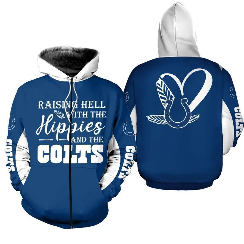 LIMITED EDITION - NEW CUSTOMIZED NFL17 IDC INDIANAPOLIS COLTS  HOODIE, ZIP HOODIE, SWEATSHIRT