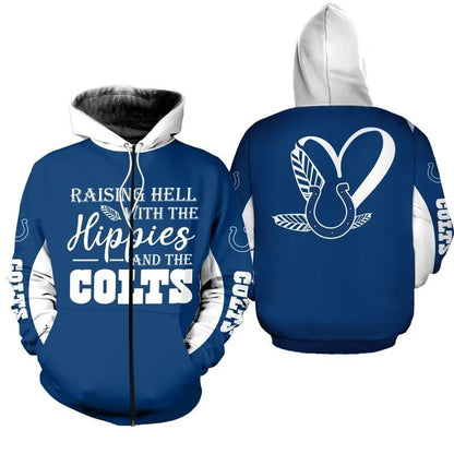 LIMITED EDITION - NEW CUSTOMIZED NFL17 IDC INDIANAPOLIS COLTS  HOODIE, ZIP HOODIE, SWEATSHIRT