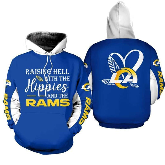LIMITED EDITION - NEW CUSTOMIZED NFL22 LAR LOS ANGELES RAMS  HOODIE, ZIP HOODIE, SWEATSHIRT