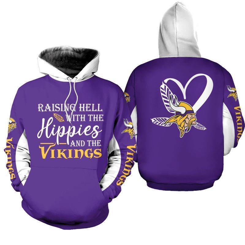 LIMITED EDITION - NEW CUSTOMIZED NFL05 MVK MINNESOTA VIKINGS  HOODIE, ZIP HOODIE, SWEATSHIRT