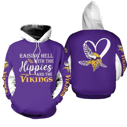 LIMITED EDITION - NEW CUSTOMIZED NFL05 MVK MINNESOTA VIKINGS  HOODIE, ZIP HOODIE, SWEATSHIRT