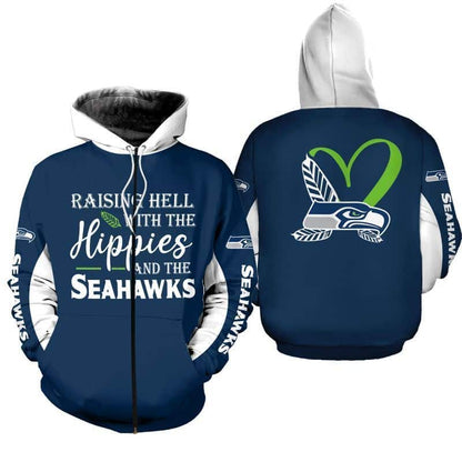 LIMITED EDITION - NEW CUSTOMIZED NFL06 SSH SEATTLE SEAHAWKS  HOODIE, ZIP HOODIE, SWEATSHIRT
