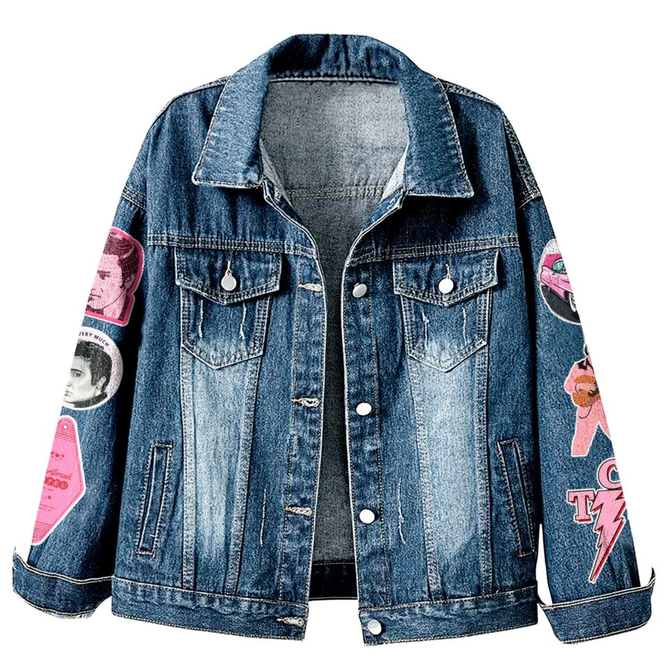 New Premium Elvis Presley  Unisex Denim Jacket - Make The Perfect Gift