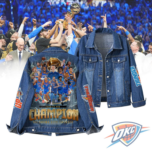 Oklahoma City Thunder Special Edition Unisex Denim Jacket