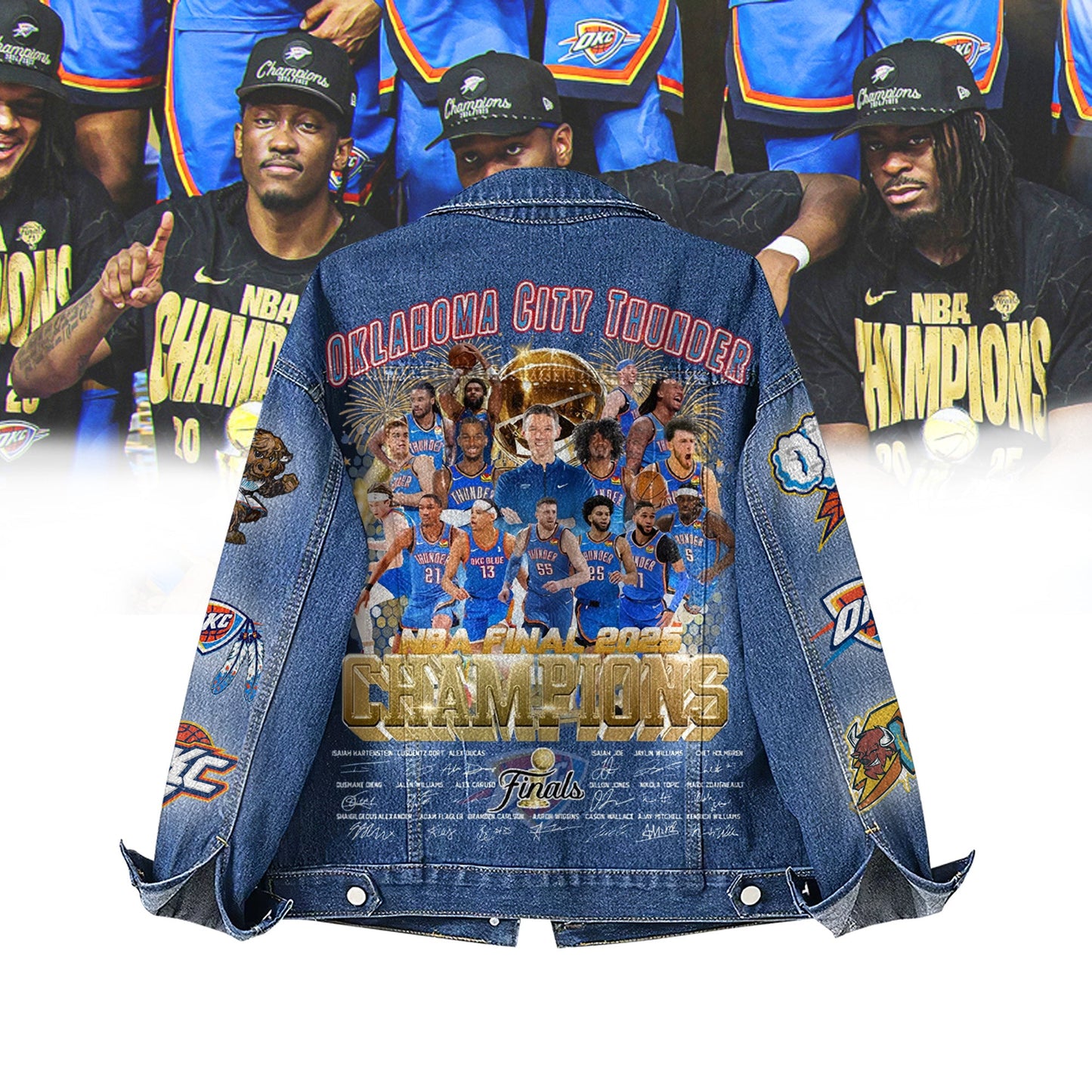 Oklahoma City Thunder Special Edition Unisex Denim Jacket