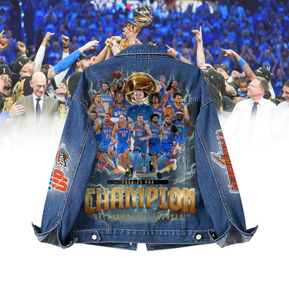 Oklahoma City Thunder Special Edition Unisex Denim Jacket