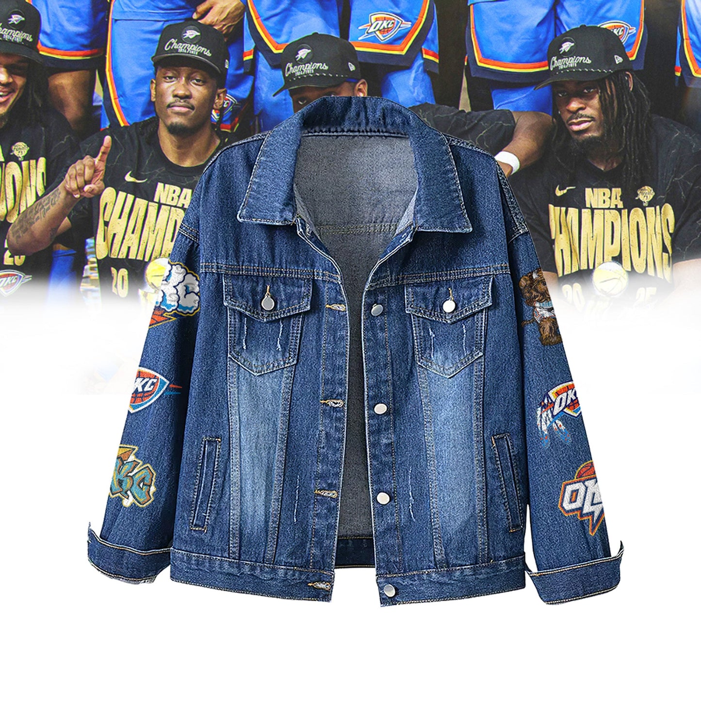 Oklahoma City Thunder Special Edition Unisex Denim Jacket