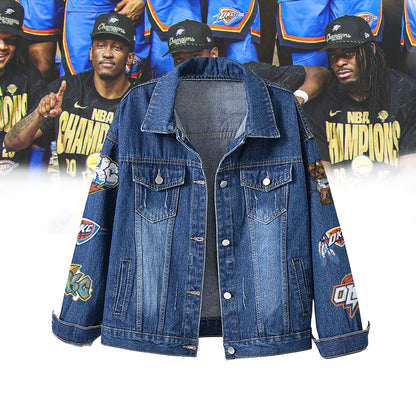 Oklahoma City Thunder Special Edition Unisex Denim Jacket