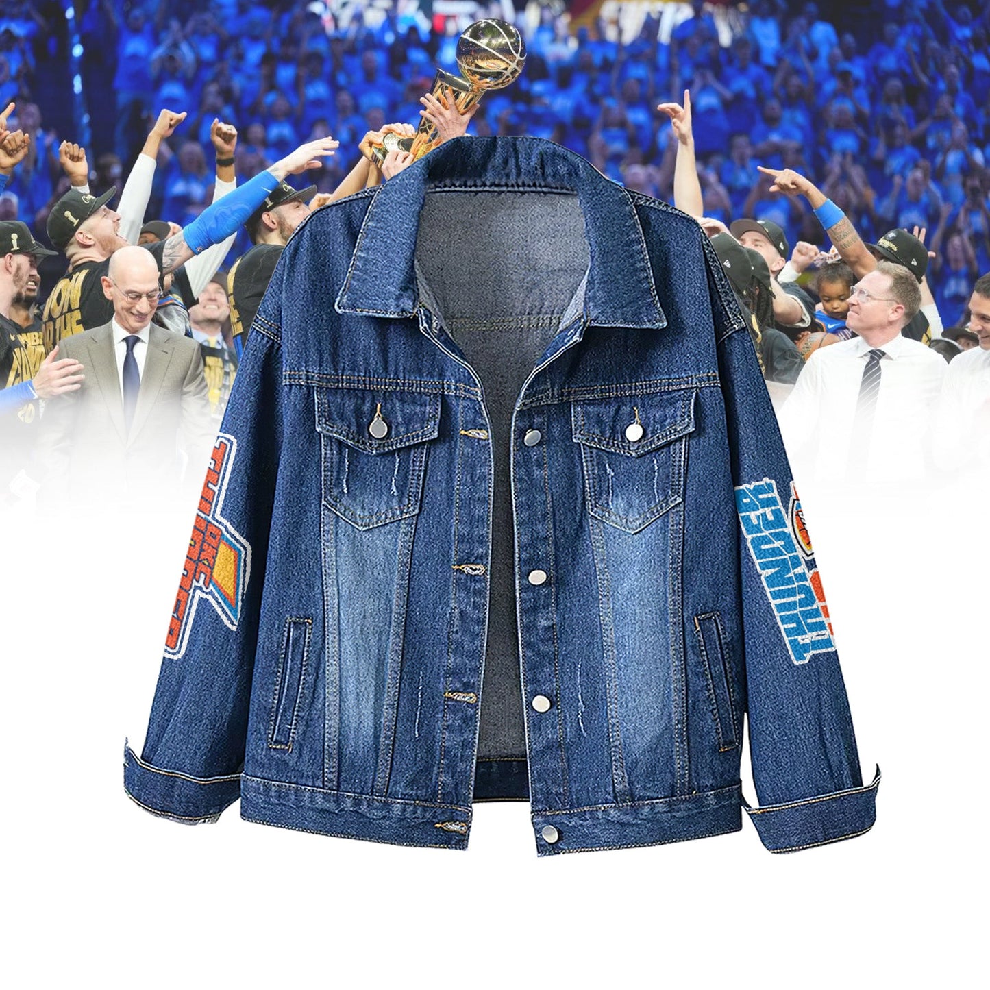Oklahoma City Thunder Special Edition Unisex Denim Jacket