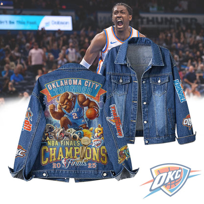 Oklahoma City Thunder Special Edition Unisex Denim Jacket
