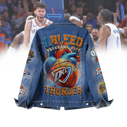 Oklahoma City Thunder Special Edition Unisex Denim Jacket