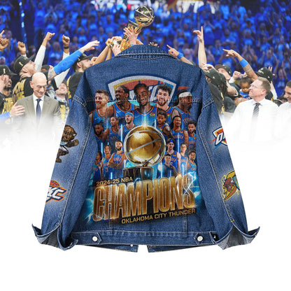 Oklahoma City Thunder Special Edition Unisex Denim Jacket