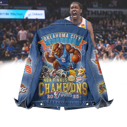 Oklahoma City Thunder Special Edition Unisex Denim Jacket