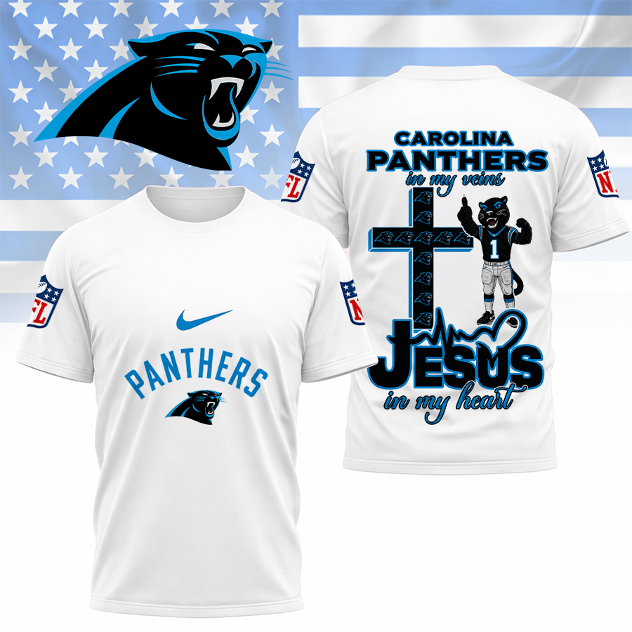 LIMITED EDITION - NEW CUSTOMIZED NFL23 CLP CAROLINA PANTHERS T-SHIRT | MULTIPLE COLORS AVAILABLE