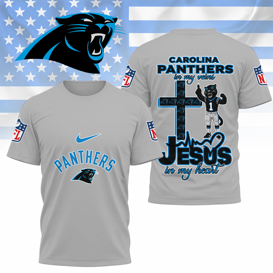 LIMITED EDITION - NEW CUSTOMIZED NFL23 CLP CAROLINA PANTHERS T-SHIRT | MULTIPLE COLORS AVAILABLE