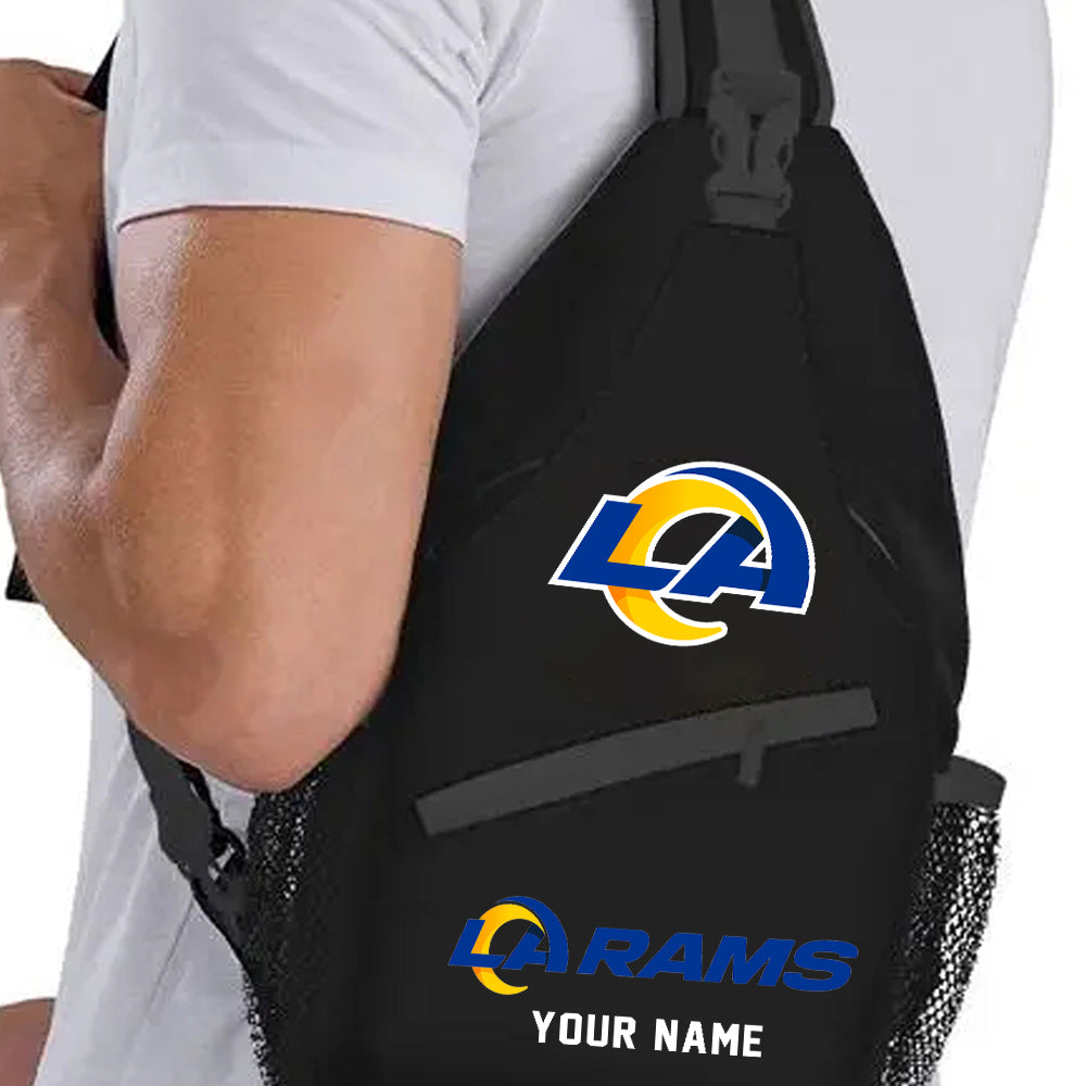 LIMITED EDITION - NEW CUSTOMIZED NFL22 LAR LOS ANGELES RAMS SLING BAG