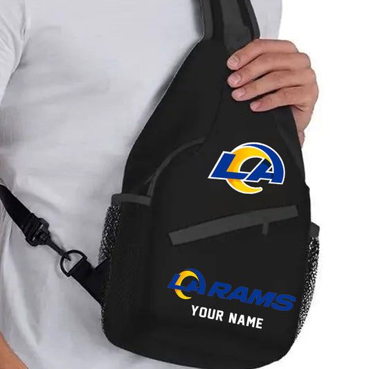 LIMITED EDITION - NEW CUSTOMIZED NFL22 LAR LOS ANGELES RAMS SLING BAG