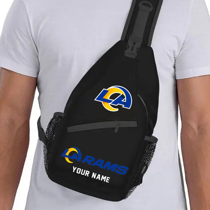 LIMITED EDITION - NEW CUSTOMIZED NFL22 LAR LOS ANGELES RAMS SLING BAG