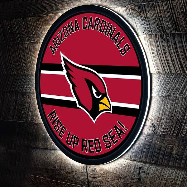 LIMITED EDITION - NEW PREMIUM NFL20 ARC ARIZONA CARDINALS LED LIGHT WALL DECOR