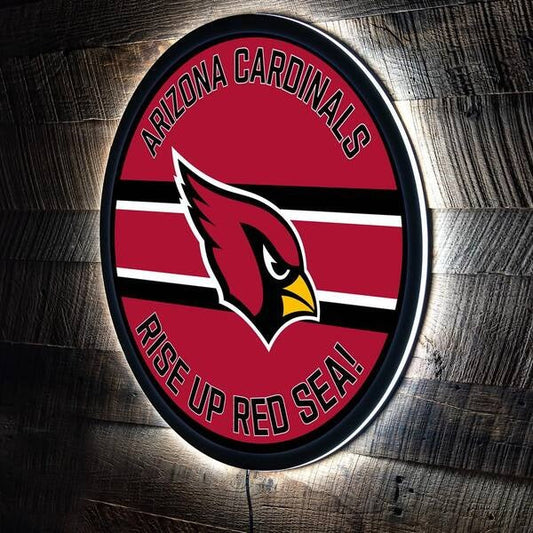 LIMITED EDITION - NEW PREMIUM NFL20 ARC ARIZONA CARDINALS LED LIGHT WALL DECOR