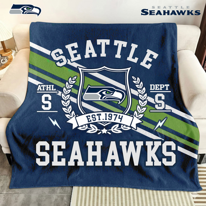 LIMITED EDITION - NEW CUSTOMIZED NFL06 SSH SEATTLE SEAHAWKS NORMAL & FLEECE BLANKET
