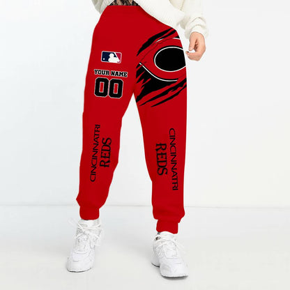 LIMITED EDITION - NEW CUSTOMIZED MLB05 CRS CINCINNATI REDS UNISEX LONG PANTS