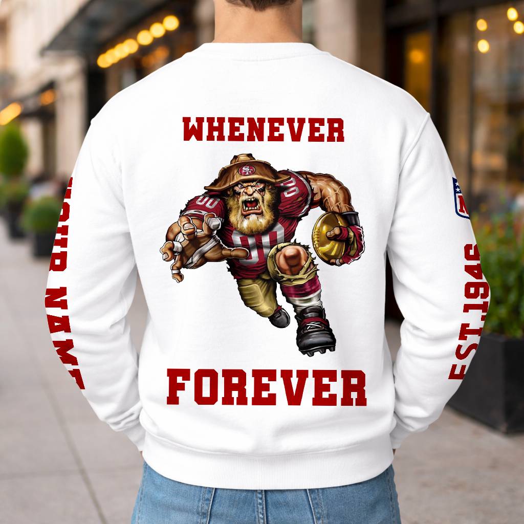 LIMITED EDITION - NEW CUSTOMIZED NFL11 SF49 SAN FRANCISCO 49ERS UNISEX T-SHIRT, POLO, HOODIE & JACKETS
