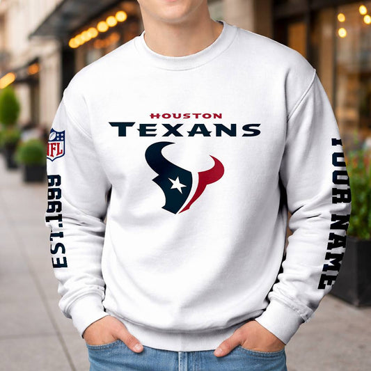 LIMITED EDITION - NEW CUSTOMIZED NFL15 HTT HOUSTON TEXANS UNISEX T-SHIRT, POLO, HOODIE & JACKETS