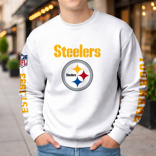 LIMITED EDITION - NEW CUSTOMIZED NFL14 PSB PITTSBURGH STEELERS UNISEX T-SHIRT, POLO, HOODIE & JACKETS