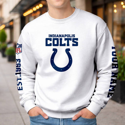 LIMITED EDITION - NEW CUSTOMIZED NFL17 IDC INDIANAPOLIS COLTS UNISEX T-SHIRT, POLO, HOODIE & JACKETS