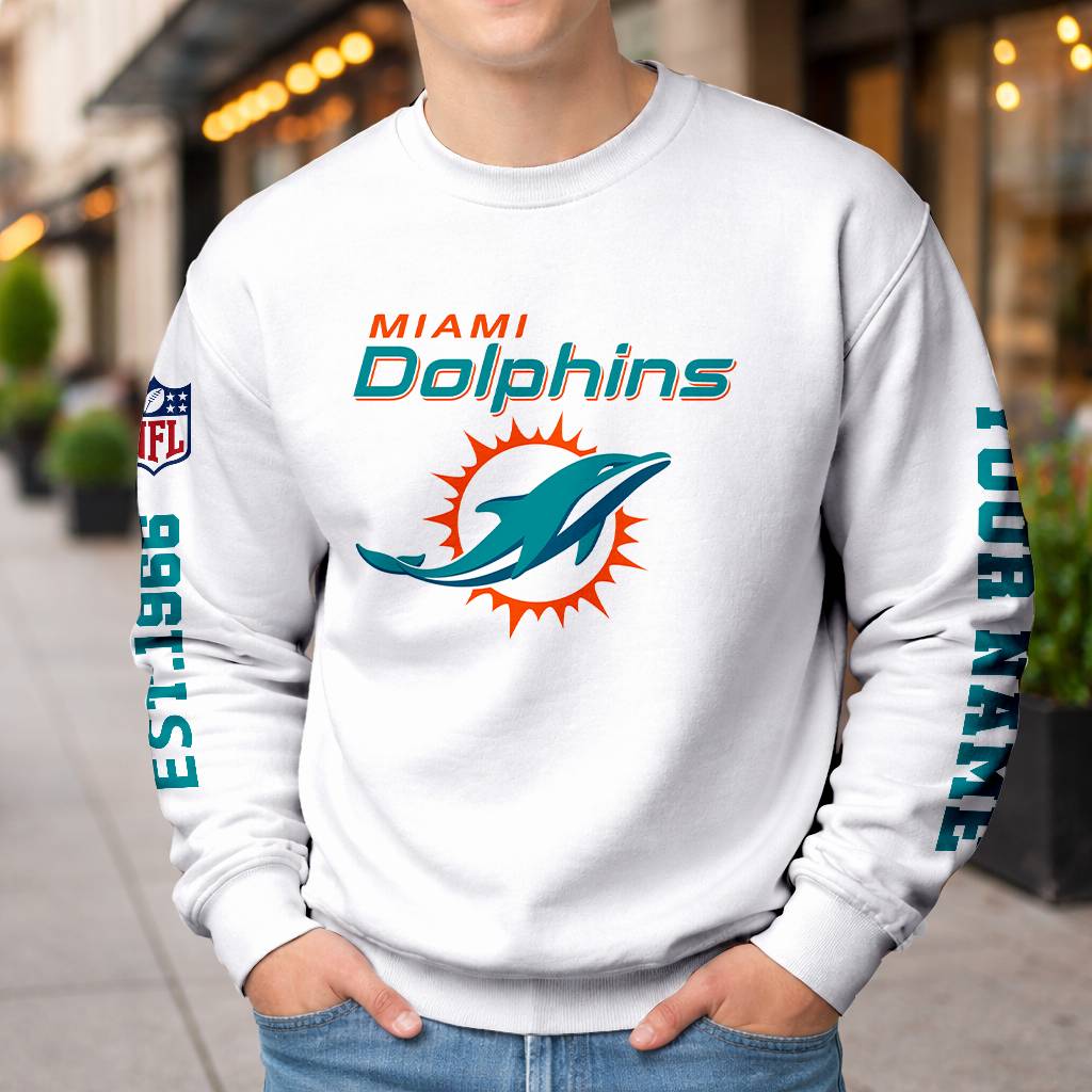 LIMITED EDITION - NEW CUSTOMIZED NFL19 MDP MIAMI DOLPHINS UNISEX T-SHIRT, POLO, HOODIE & JACKETS