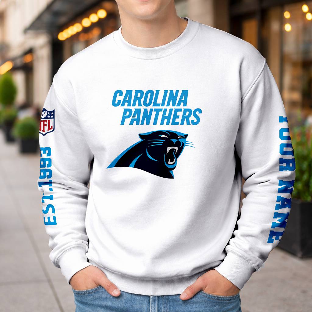 LIMITED EDITION - NEW CUSTOMIZED NFL23 CLP CAROLINA PANTHERS UNISEX T-SHIRT, POLO, HOODIE & JACKETS