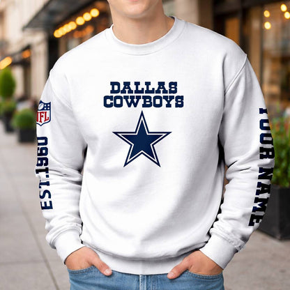 LIMITED EDITION - NEW CUSTOMIZED NFL21 DCB DALLAS COWBOYS UNISEX T-SHIRT, POLO, HOODIE & JACKETS
