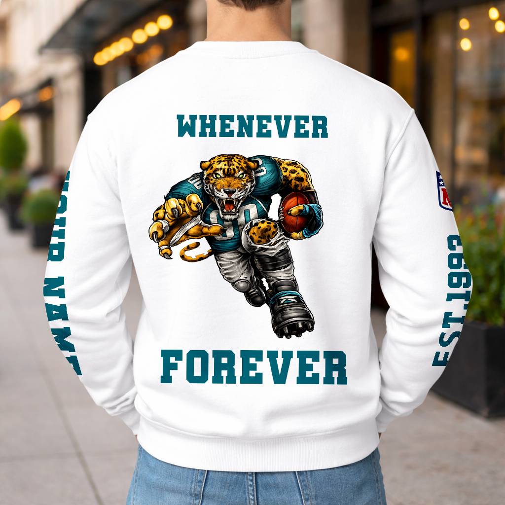 LIMITED EDITION - NEW CUSTOMIZED NFL30 JSJ JACKSONVILLE JAGUARS UNISEX T-SHIRT, POLO, HOODIE & JACKETS
