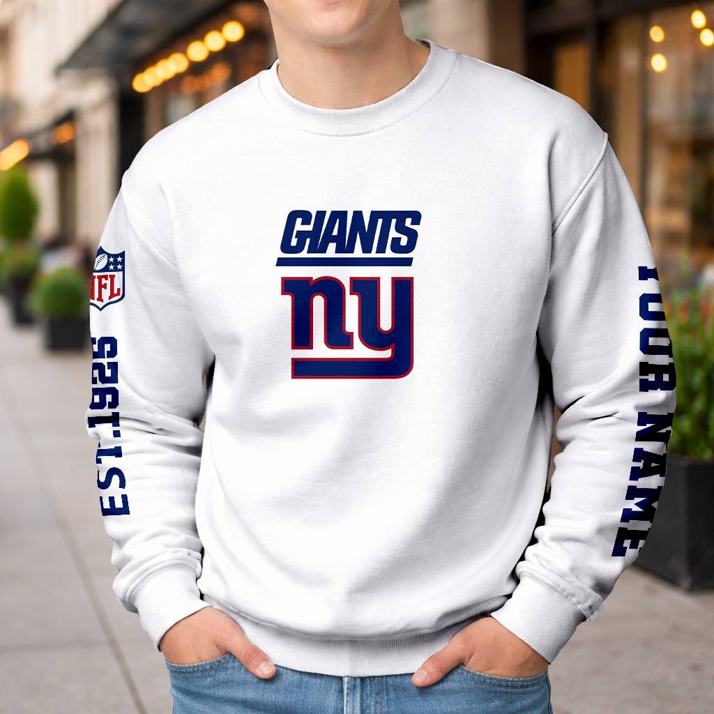 LIMITED EDITION - NEW CUSTOMIZED NFL32 NYG NEW YORK GIANTS UNISEX T-SHIRT, POLO, HOODIE & JACKETS