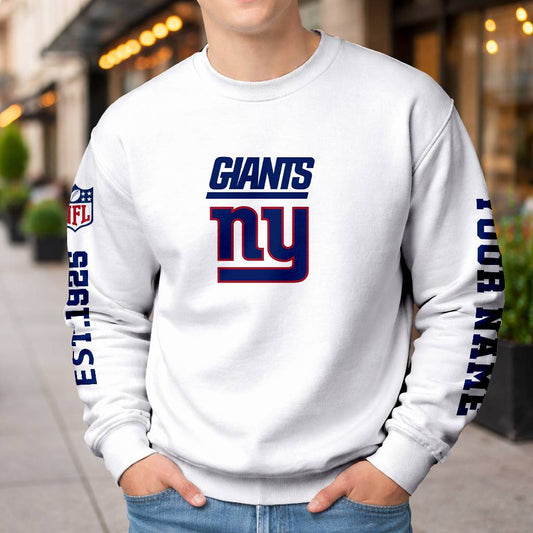 LIMITED EDITION - NEW CUSTOMIZED NFL32 NYG NEW YORK GIANTS UNISEX T-SHIRT, POLO, HOODIE & JACKETS