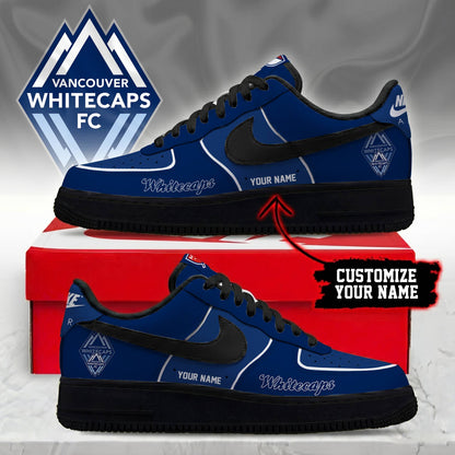 POPULAR NOW - NEW CUSTOMIZED MLS19 VWF VANCOUVER WHITECAPS FC AF1 SNEAKERS