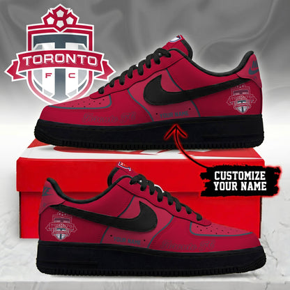 POPULAR NOW - NEW CUSTOMIZED MLS12 TRT TORONTO FC AF1 SNEAKERS