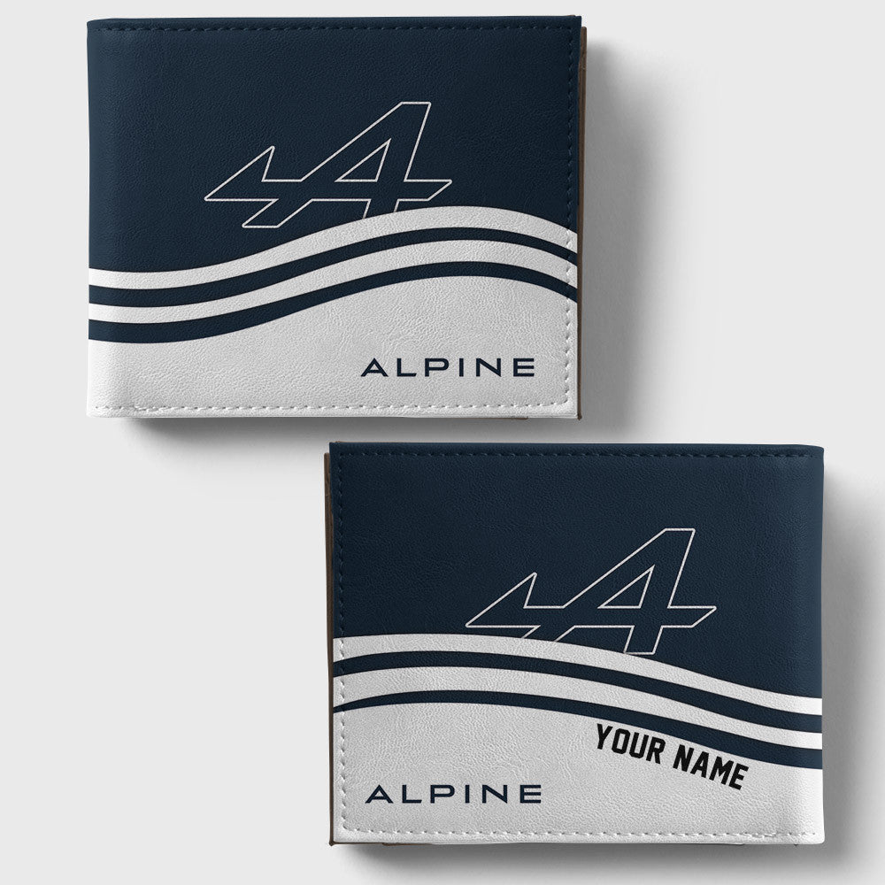 F1 Formula All-over Print Men Leather Wallet